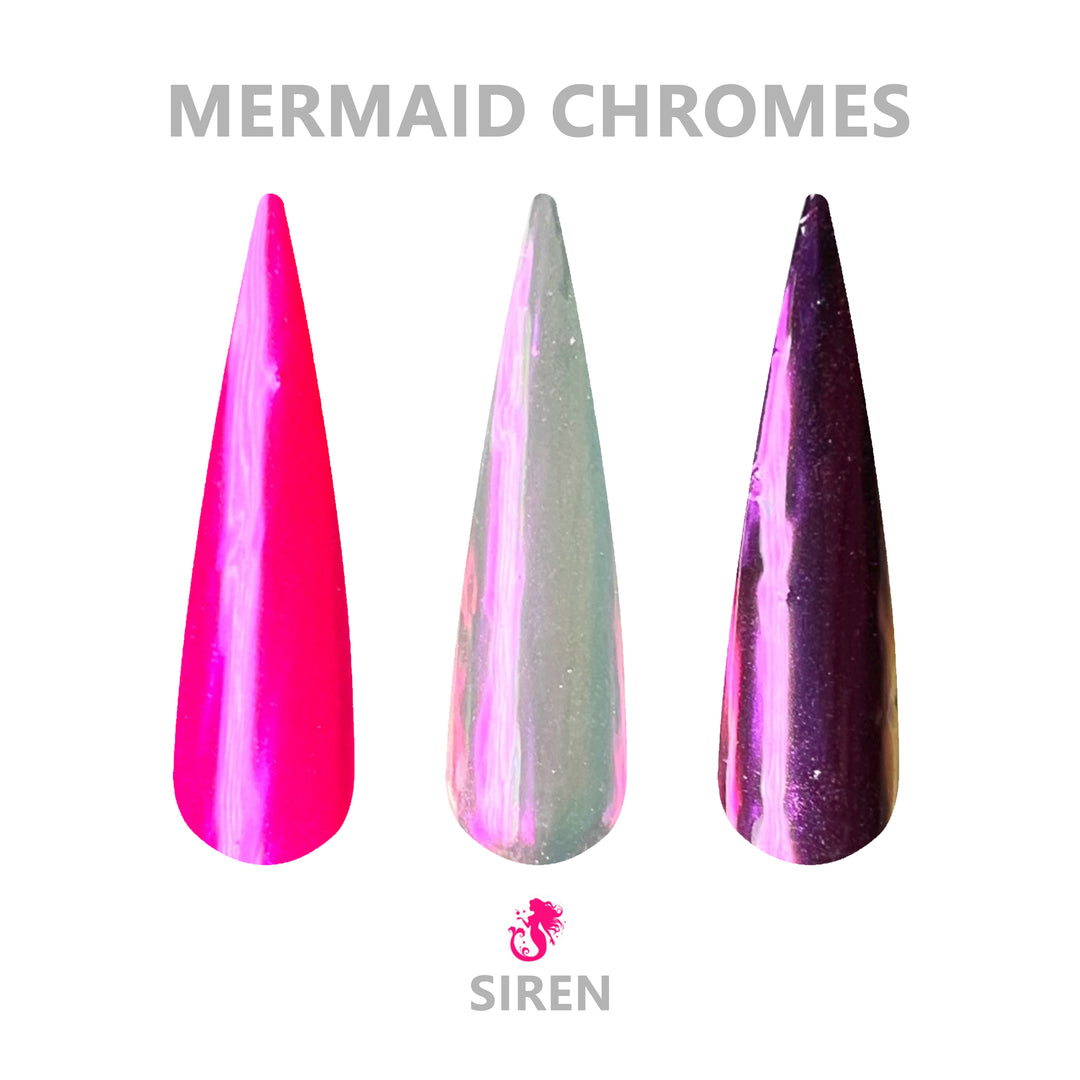 Siren- Mermaid Chrome Powder - Sundara Nails