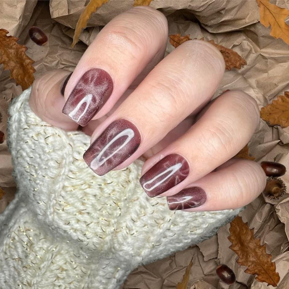 Mocha fall- Ceramic Cat Eye Gel Polish