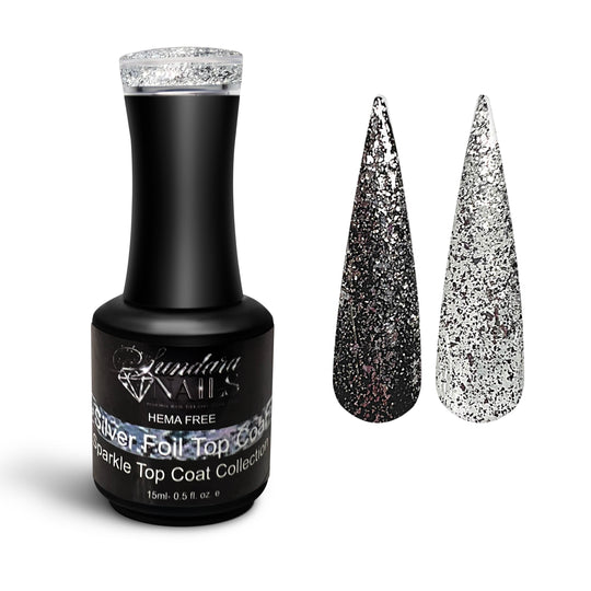 Silver Foil Non-Wipe Top Coat (Hema Free)