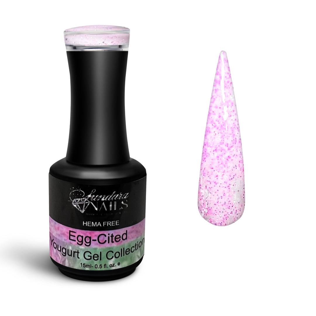 Egg-Cited- Yougurt gel polish - Sundara Nails