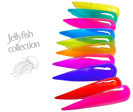 Jellyfish Gel Polish Collection 10 Colors (Hema Free)