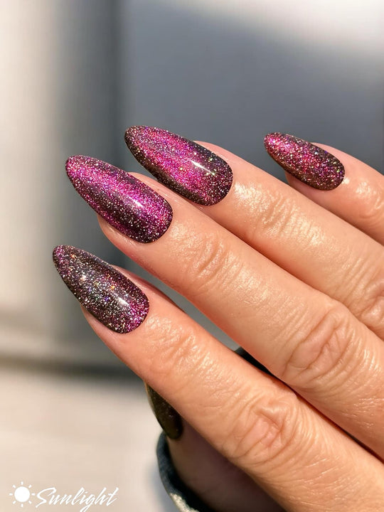 Vampire Stars-Flashing Disco Cat Eye Gel Polish