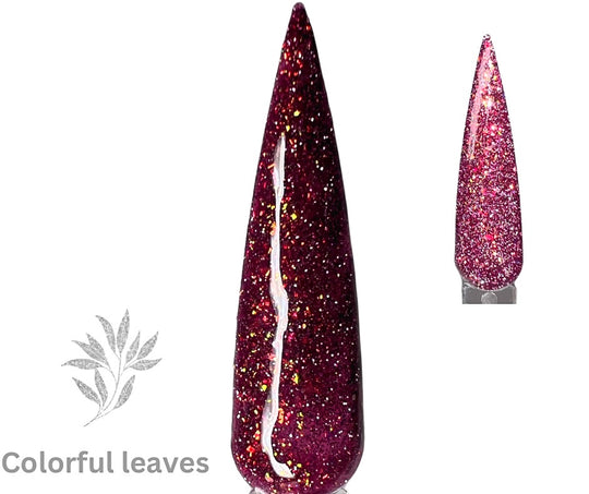 Colorful Leaves- Fireworks reflective glitter