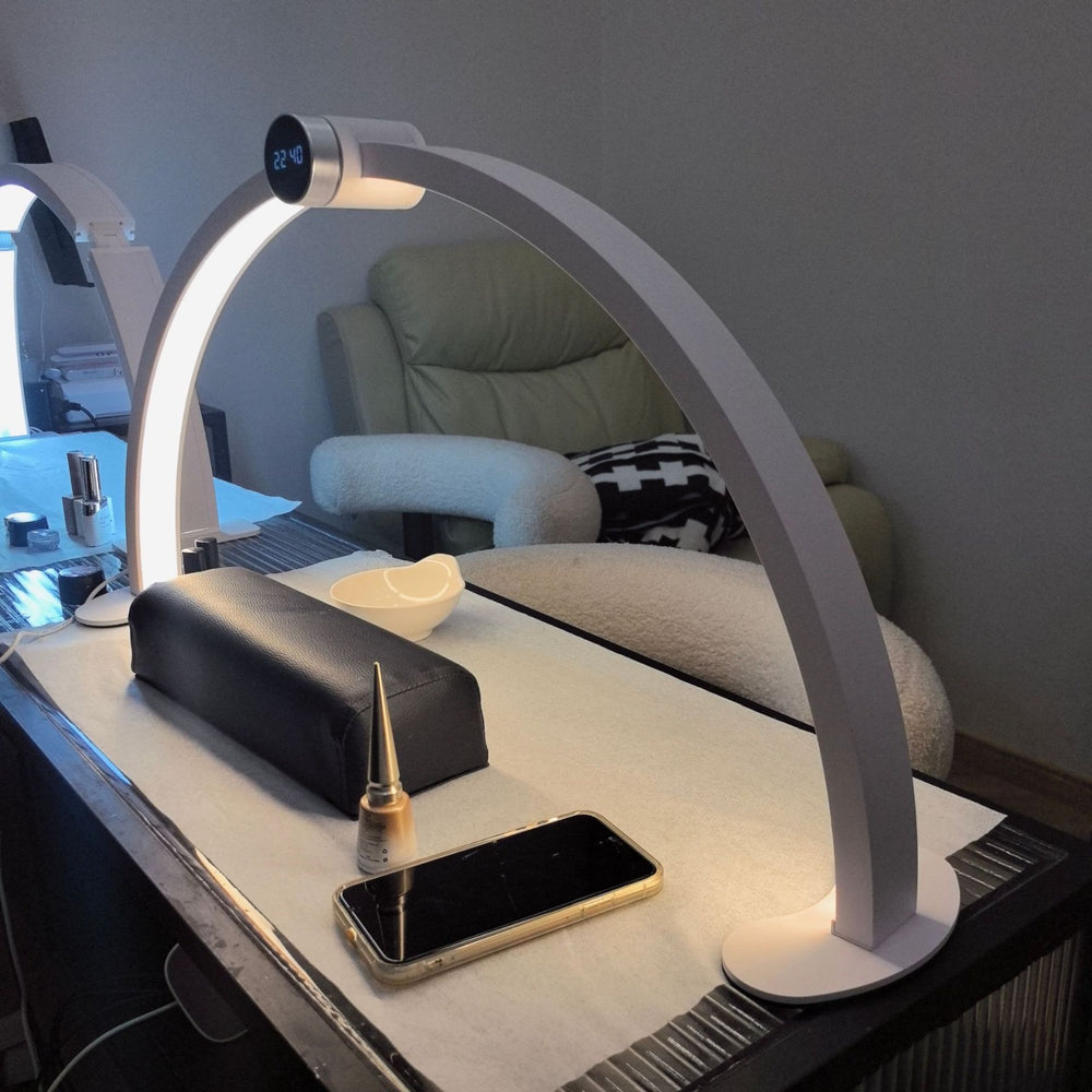 Half Moon- Time and Lighting Adjustment Diamond Desk Lamp