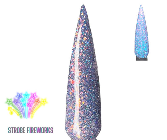 Strobe Fireworks- Reflective Gel Polish