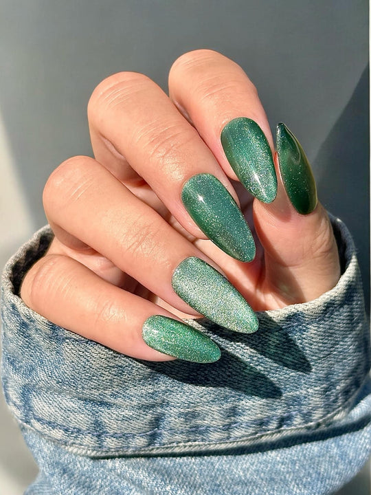 Jungle Teal- Ceramic Cat Eye Gel Polish