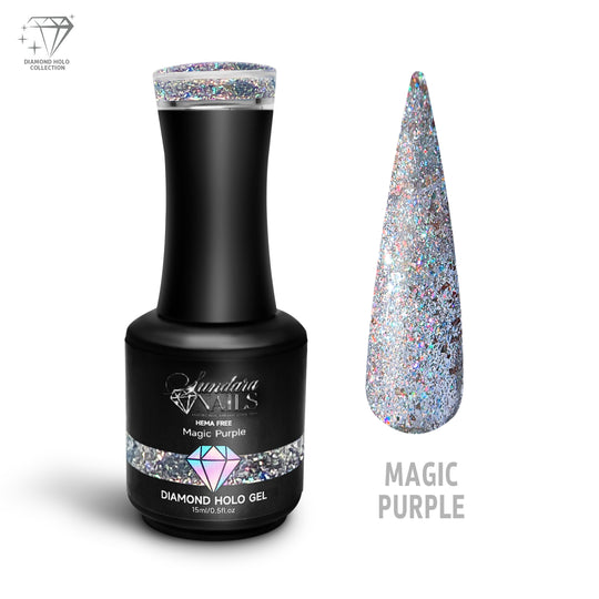 Magic Purple (Holographic Gel Glitter)