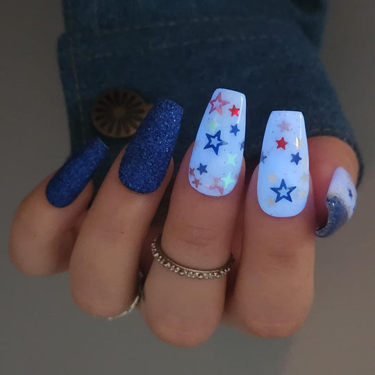 Long live America- Glow Dip Powder - Sundara Nails