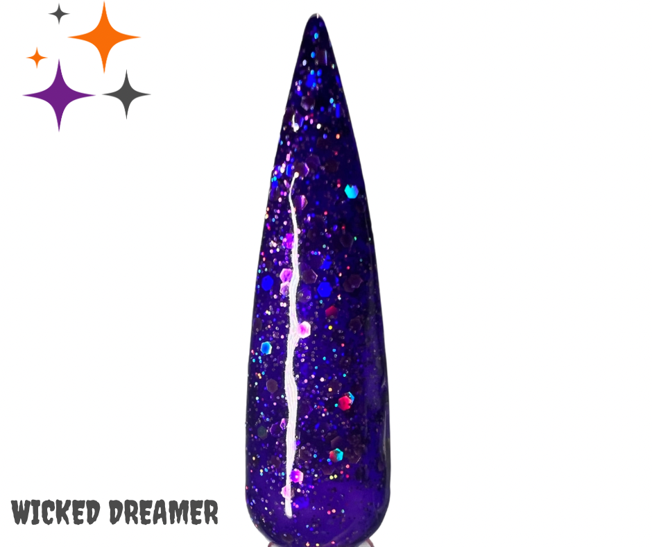 Wicked Dreamer- Classic Glitter Gel Polish