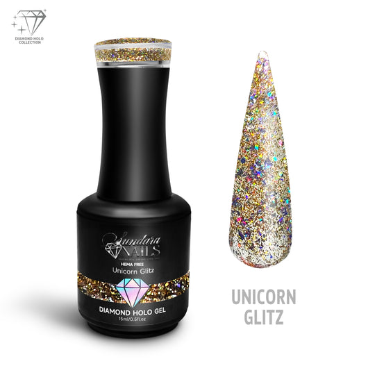 Unicorn Glitz (Holographic Gel Glitter)