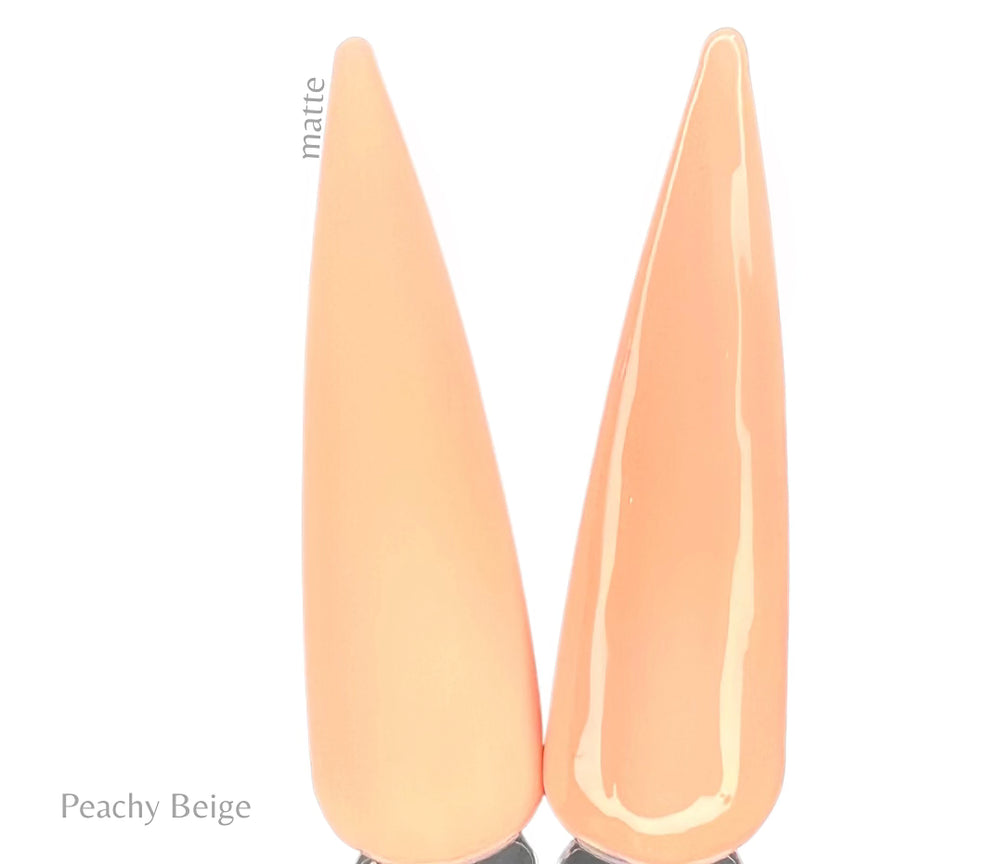 Peachy Beige- Solid gel polish - Sundara Nails