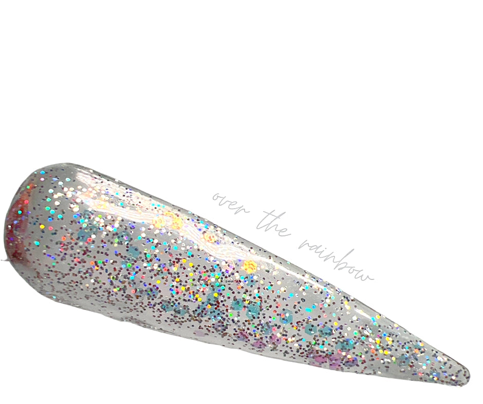 Over the Rainbow-  Glitter Builder Gel (Hema Free) - Sundara Nails