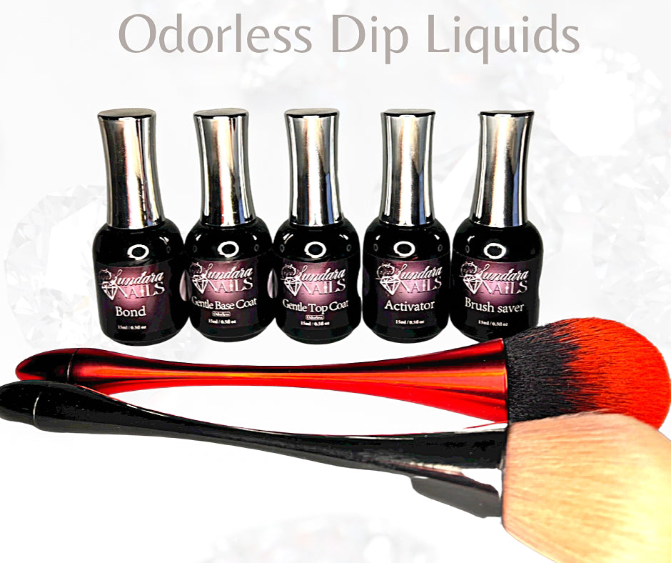 Odorless Dip Liquids Full Starter Kit w Dust Brush