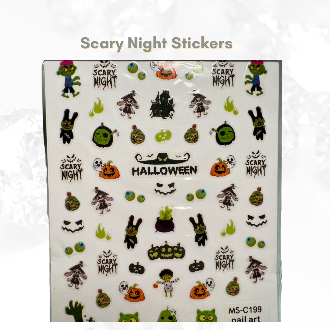 SCARY NIGHT STICKERS