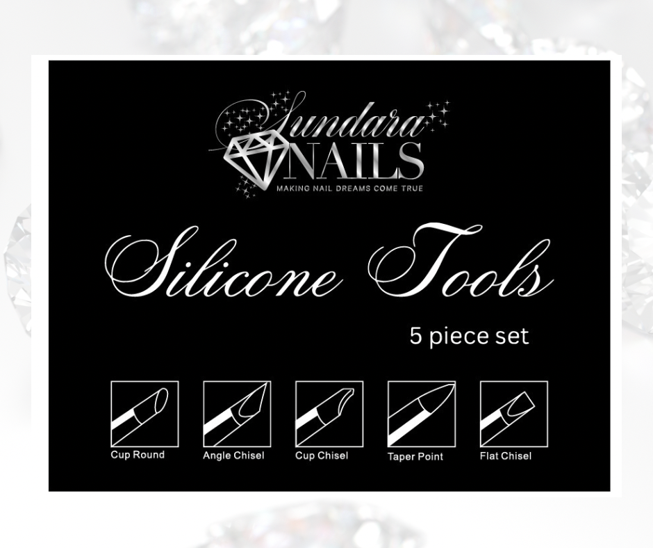 Professional Silicone Nail Tools (5pc Set)