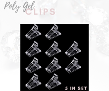 Load image into Gallery viewer, Poly Gel Clips- 5 in Set
