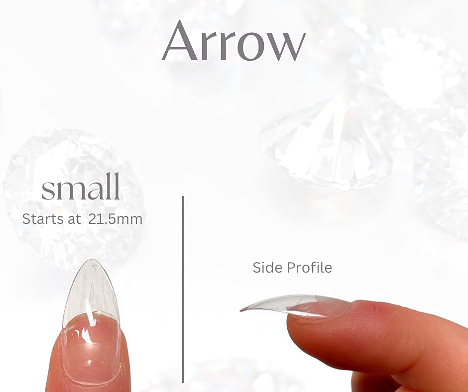 Arrow Shapes Soft Gelly Tips