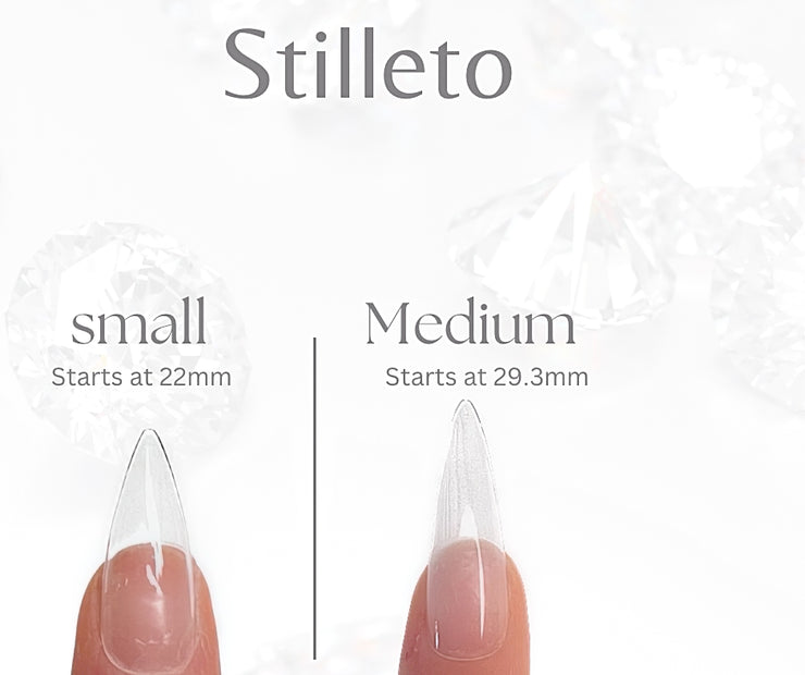 Stilletto Shapes Soft Gelly Tips