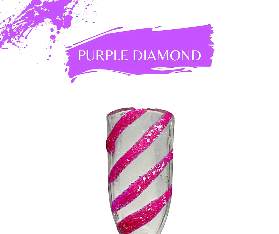 Purple diamond- Gel Line Art