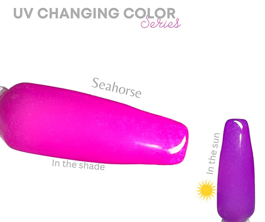 Seahorse (UV color changing)