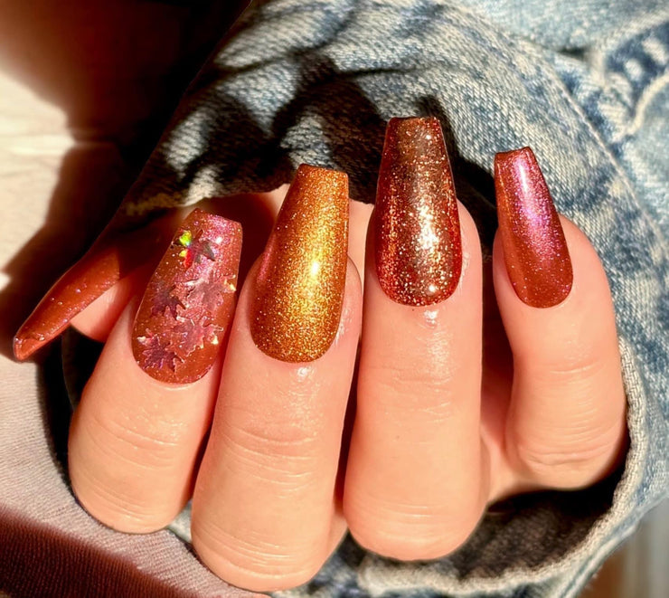 Toasted, chat, snatch, glitter, gel polish