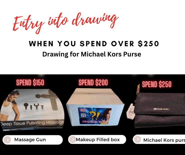 Entry Into Drawing for Michael Kors Purse ($300 value)