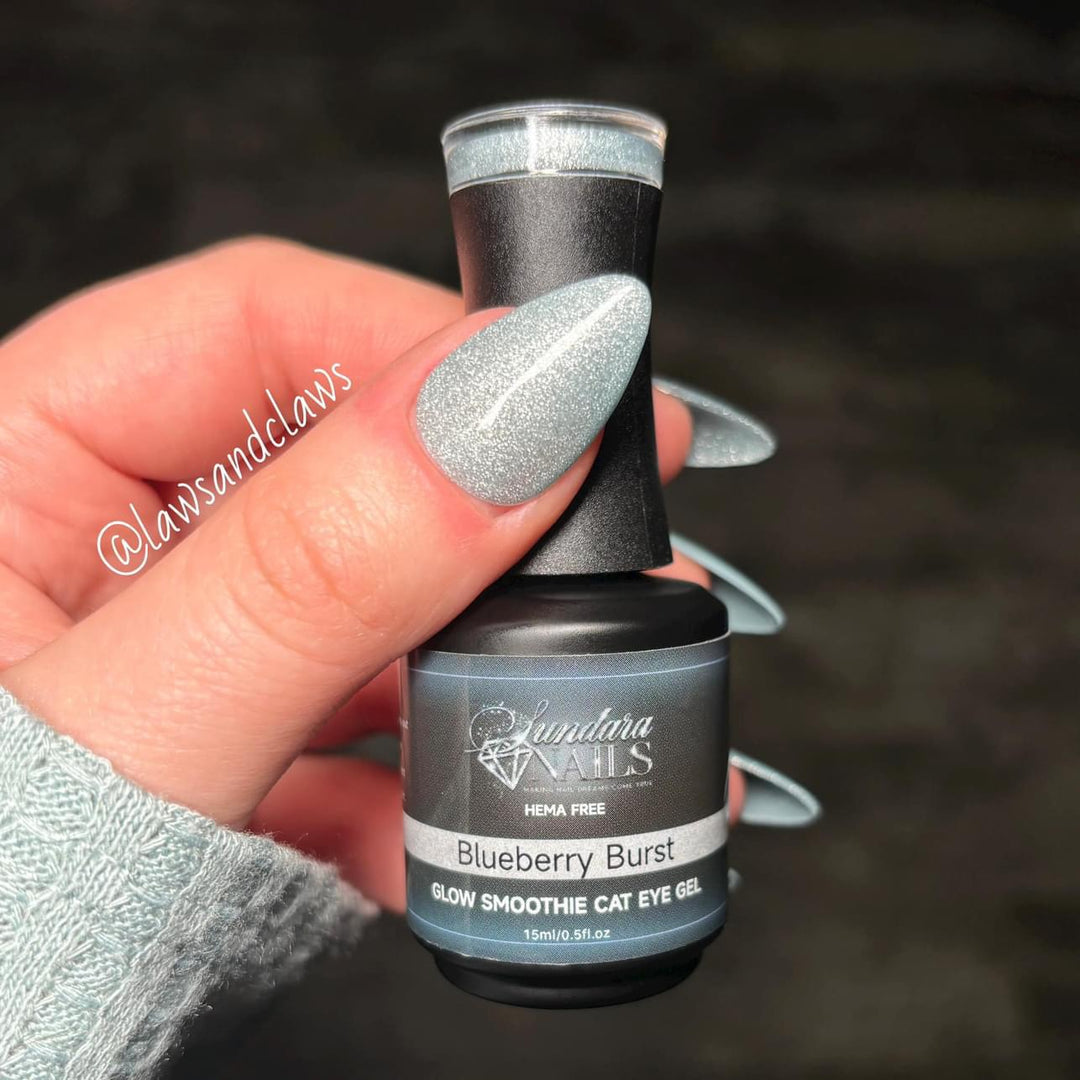 Blueberry Burst- Glow Cat Eye Gel Polish