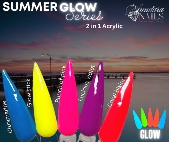 Ultramarine- Glow Acrylic + Dip