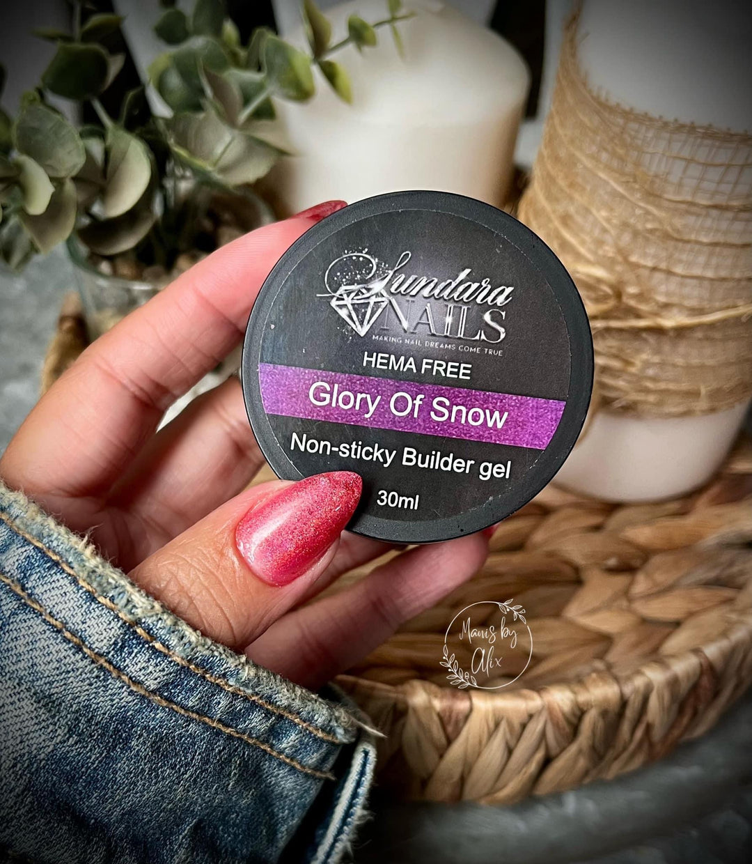 Glory of snow- Non Sticky 3D Builder Gel
