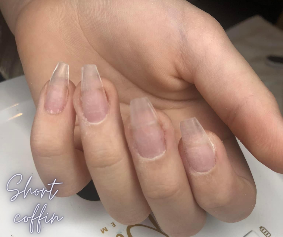 Coffin Shape Soft Gelly Tips