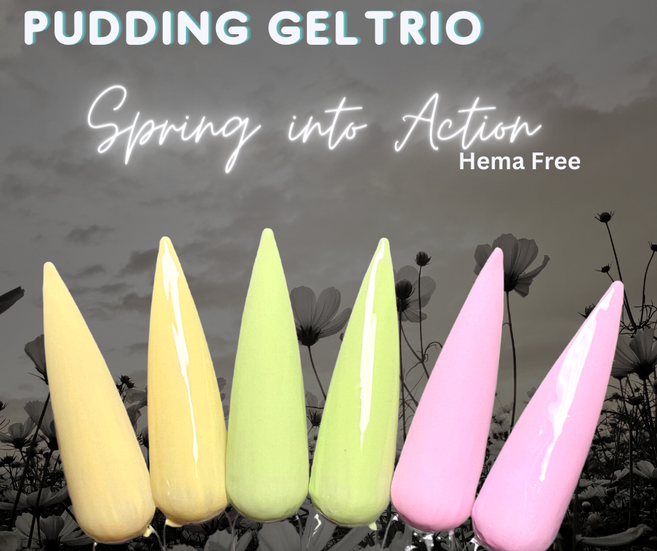 Spring into action (Pudding Gel Trio Pallet)