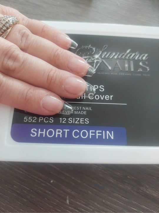 Coffin Shape Soft Gelly Tips